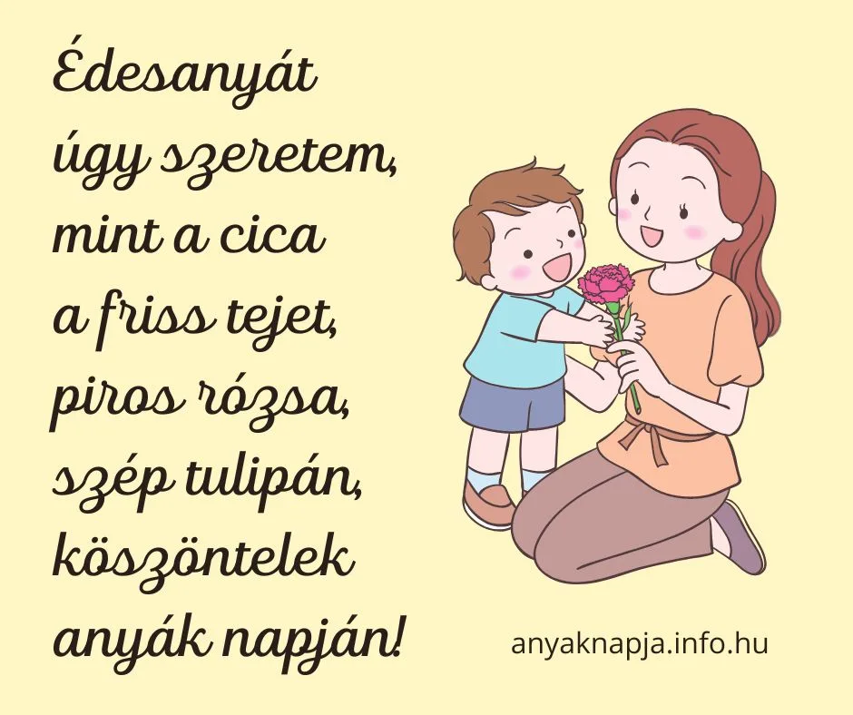 anyák napi mondóka, cica