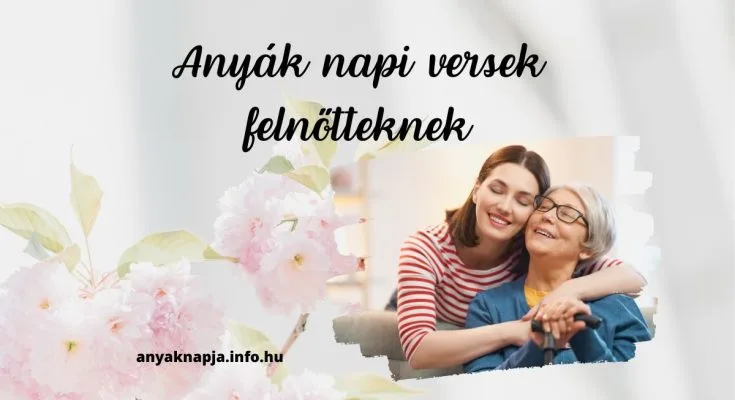 anyák napi versek felnőtteknek