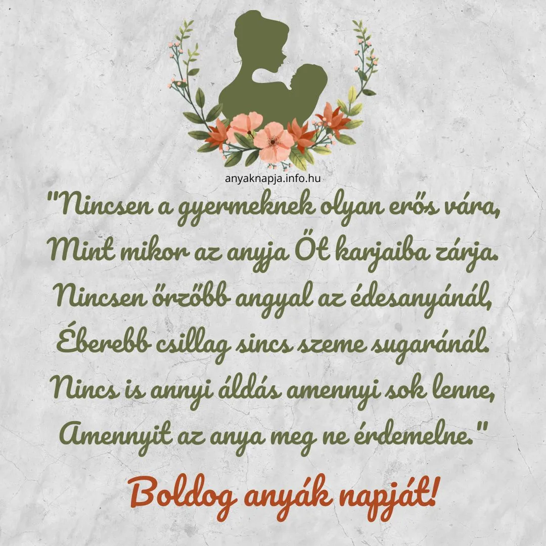 boldog anyát napját idézettel, erős vár