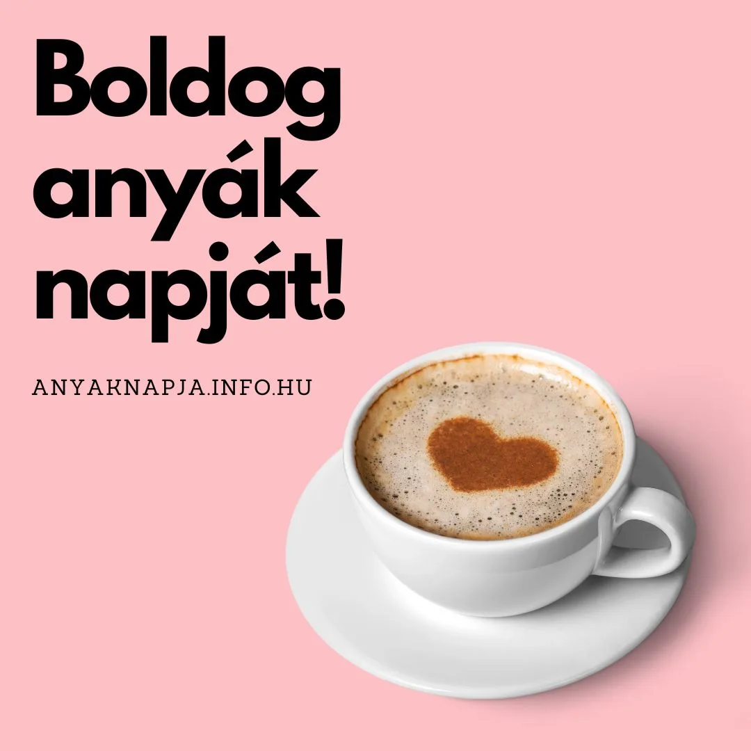 boldog anyák napját kávé