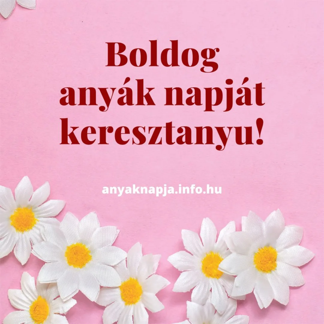 boldog anyák napját keresztanyu