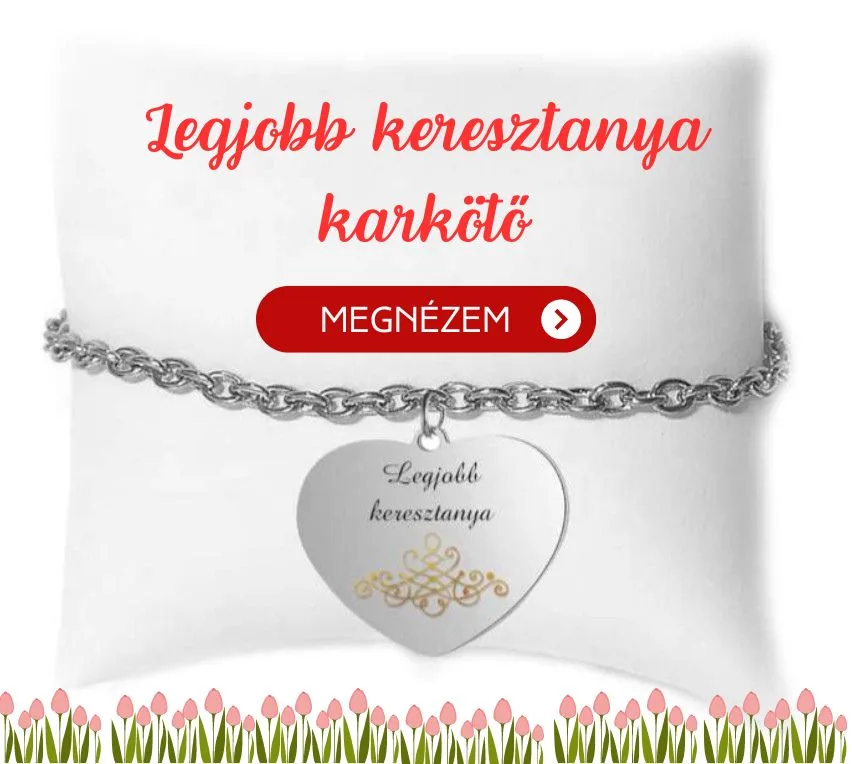 legjobb keresztanya karkötő